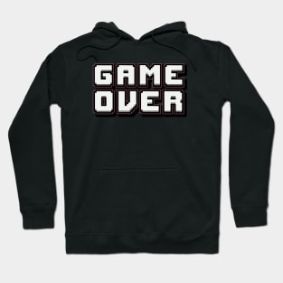 Game Over Retro Pixel Art Hoodie